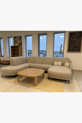 U alakú Blues ülőgarnitúra masszívfa kerettel, modern dizájn